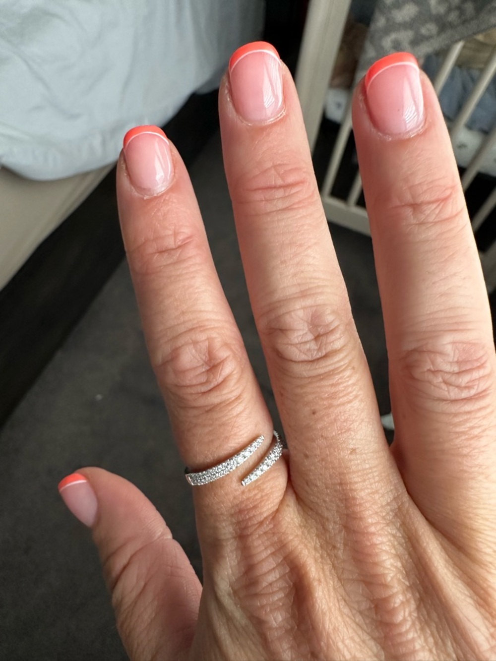 Ring Concierge Open Diamond Wrap Ring - White Gold Diamond Pavé - Picture 4 of 8